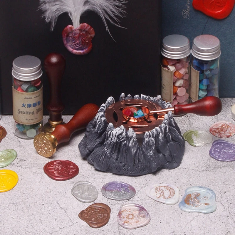 Volcano Furnace Sealing Wax Furnace Stove Retro Wax Seal Melting Warmer Decorative Wax Beads Stick Heater Glue DIY Wax Heater
Volcano Furnace Sealing Wax Furnace Stove Retro Wax Seal Melting Warmer Decorative Wax Beads Stick Heater Glue DIY Wax Heater