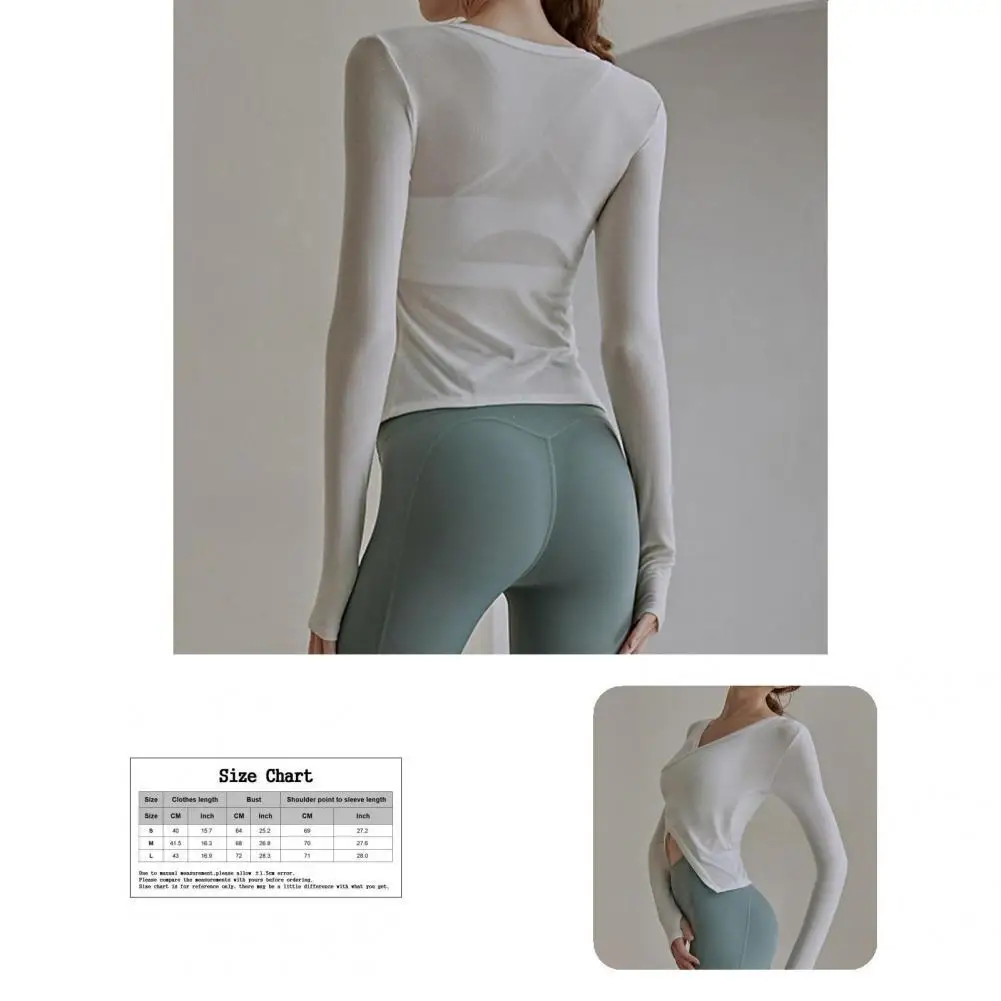 Irregular Hem Great Cross Strap Women Sports Shirt Sweat Absorbing Workout Top Slim for Home
Irregular Hem Great Cross Strap Women Sports Shirt Sweat Absorbing Workout Top Slim for Home