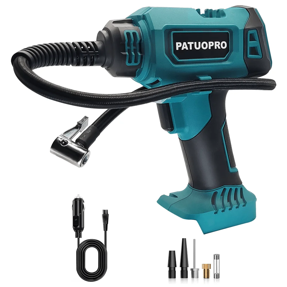 Портативный электрический воздушный насос PATUOPRO для аккумулятора Makita 18В
Портативный электрический воздушный насос PATUOPRO для аккумулятора Makita 18В