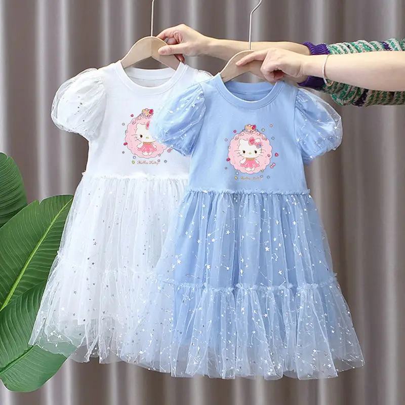 Детское платье Kawaii Sanrio, Hello Kitty мультфильм аниме милая сетчатая юбка милое платье принцессы пачка банкет подарок 2023 Новинка
Детское платье Kawaii Sanrio, Hello Kitty мультфильм аниме милая сетчатая юбка милое платье принцессы пачка банкет подарок 2023 Новинка