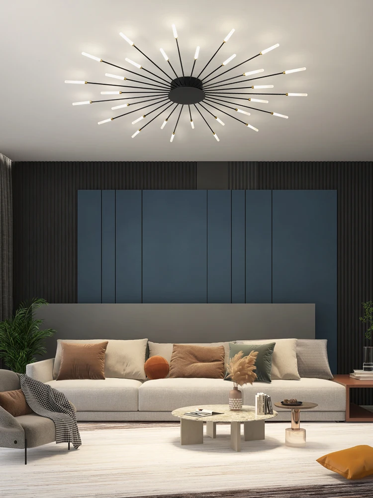 Ceiling Lamp Living Room Nordic Creative One Art Design Net Red Fireworks Modern Minimalist Bedroom Study Lighting DL brand
Ceiling Lamp Living Room Nordic Creative One Art Design Net Red Fireworks Modern Minimalist Bedroom Study Lighting DL brand