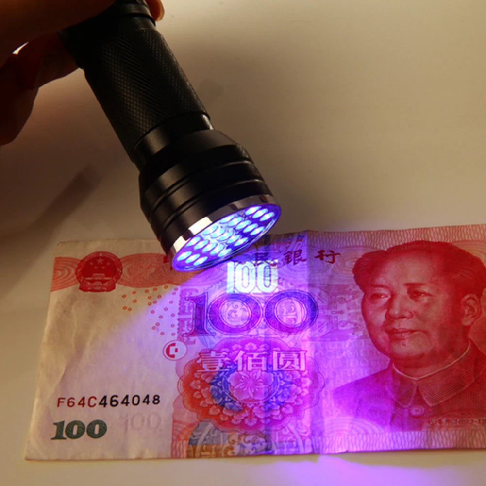 21LED UV Light Mini Flashlight Ultraviolet Mini Portable Torch Detector Hunting Torch Light Various styles
21LED UV Light Mini Flashlight Ultraviolet Mini Portable Torch Detector Hunting Torch Light Various styles