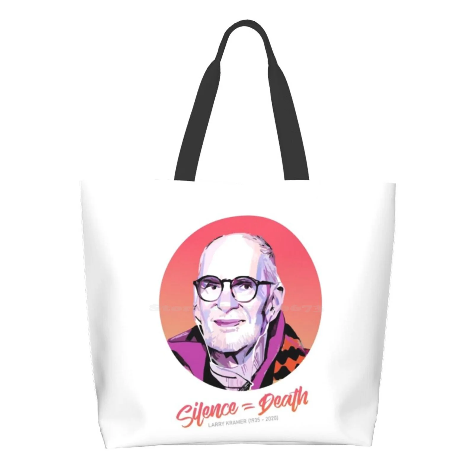Silence = Death Ladies Casual Handbag Tote Bag Reusable Large Capacity Larry Kramer Larry Kramer Rip Silence Death Aids Hiv
Silence = Death Ladies Casual Handbag Tote Bag Reusable Large Capacity Larry Kramer Larry Kramer Rip Silence Death Aids Hiv
