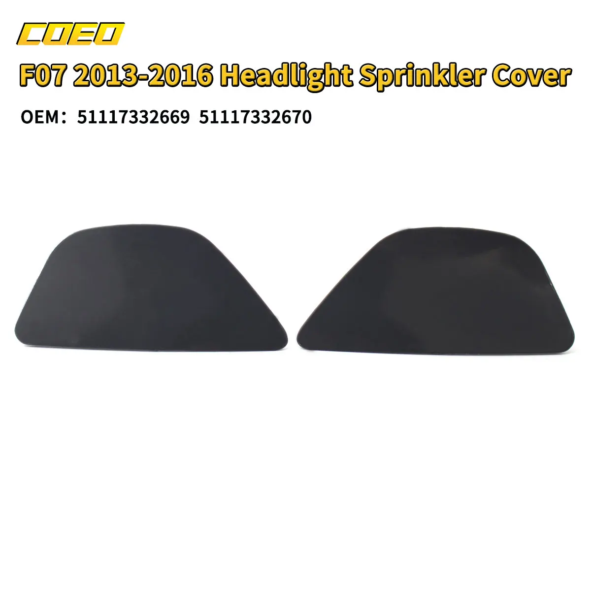 1 Pair Car Headlight Washer Nozzle Cover Cap Replacement for BMW F07 2013-2016 51117332669 51117332670
1 Pair Car Headlight Washer Nozzle Cover Cap Replacement for BMW F07 2013-2016 51117332669 51117332670