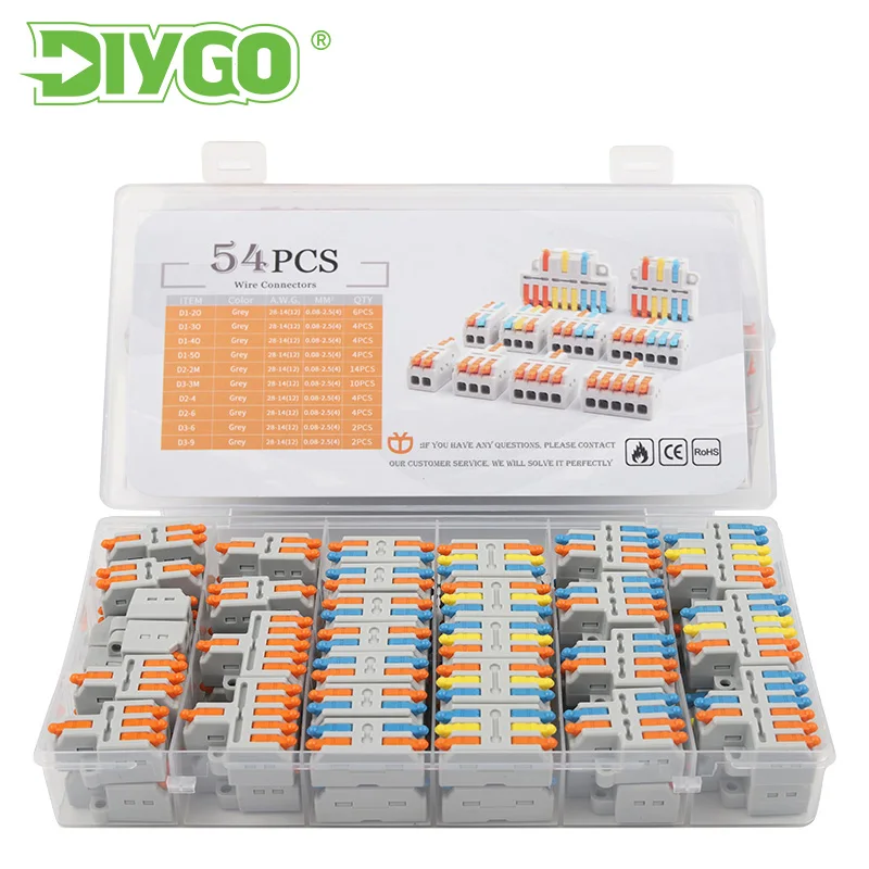 Boxed Butt Wiring Terminal Compact Push-in Wire Connector Electrical Cable Splittert For Home Led Light Electric Cable Splicing
Boxed Butt Wiring Terminal Compact Push-in Wire Connector Electrical Cable Splittert For Home Led Light Electric Cable Splicing