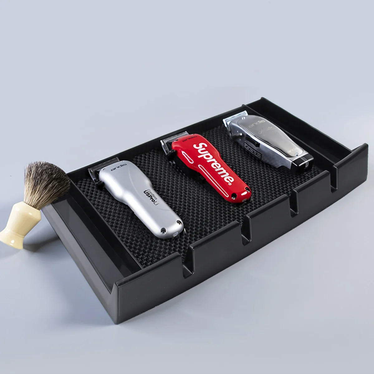 1pc Home Barber Accessories Hair Trimmer Holder Hairdresser Clipper Tray Hair Cutter Rack Hair Clipper Rack
1pc Home Barber Accessories Hair Trimmer Holder Hairdresser Clipper Tray Hair Cutter Rack Hair Clipper Rack