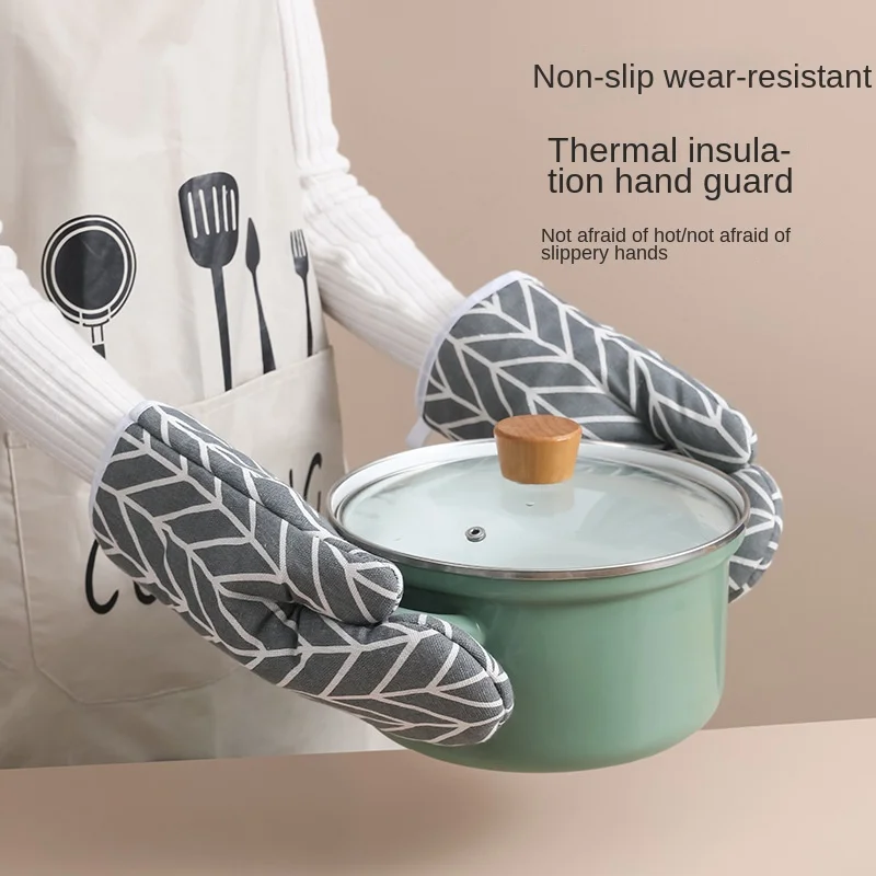 New Kitchen High Temperature Resistant Potholder Pad and Stove Oven Gloves Set Anti-heat Take Hot Pot Cooking Baking Hand Gloves
New Kitchen High Temperature Resistant Potholder Pad and Stove Oven Gloves Set Anti-heat Take Hot Pot Cooking Baking Hand Gloves