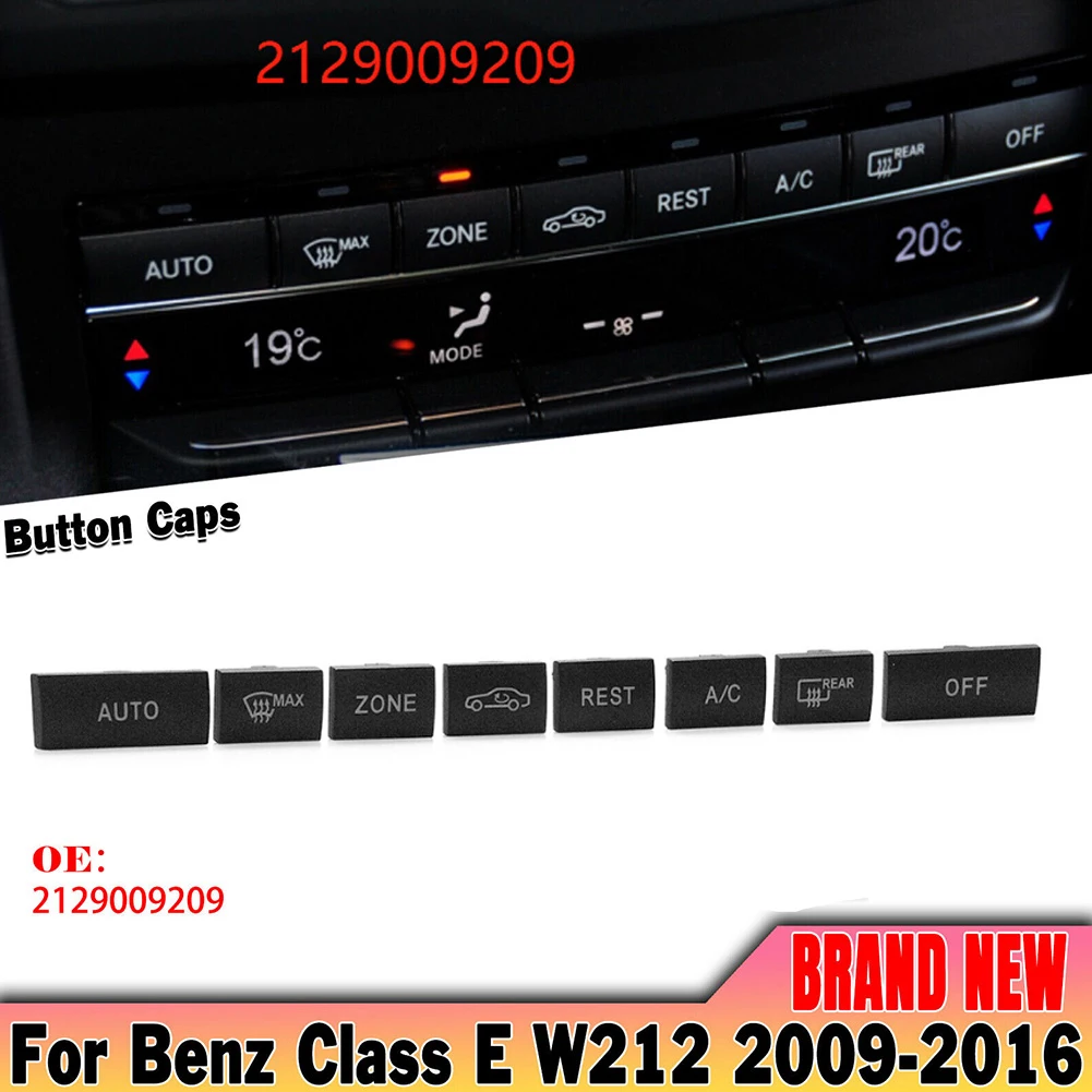 Accessories A/C Button Switch 2129009209 8Pcs A/C Switch Button Cover Cap ABS Plastic Center Dashboard Brand New
Accessories A/C Button Switch 2129009209 8Pcs A/C Switch Button Cover Cap ABS Plastic Center Dashboard Brand New