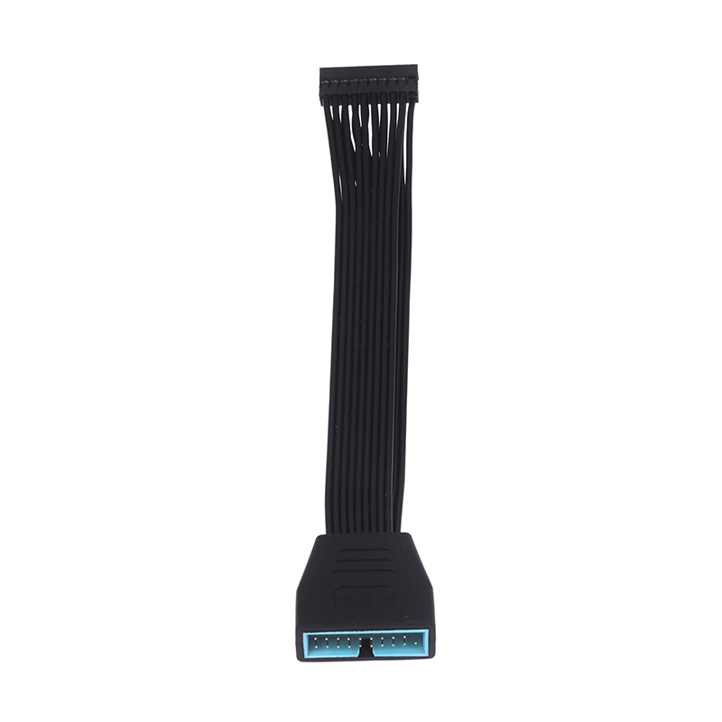1pc Small Mini USB 3.0 19/20 Pin Internal Extension Header Adapter Cable Black Flat Wire Cable for Motherboard 5.9inch/15cm
1pc Small Mini USB 3.0 19/20 Pin Internal Extension Header Adapter Cable Black Flat Wire Cable for Motherboard 5.9inch/15cm