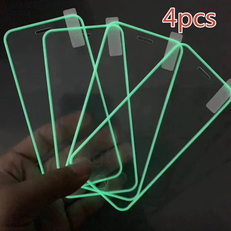 4PCS Luminous Screen Protector For iPhone 13 12 11 Pro MAX 7 8 Plus Glowing Tempered Glass For iPhone XR XSMAX SE2020 Film
4PCS Luminous Screen Protector For iPhone 13 12 11 Pro MAX 7 8 Plus Glowing Tempered Glass For iPhone XR XSMAX SE2020 Film