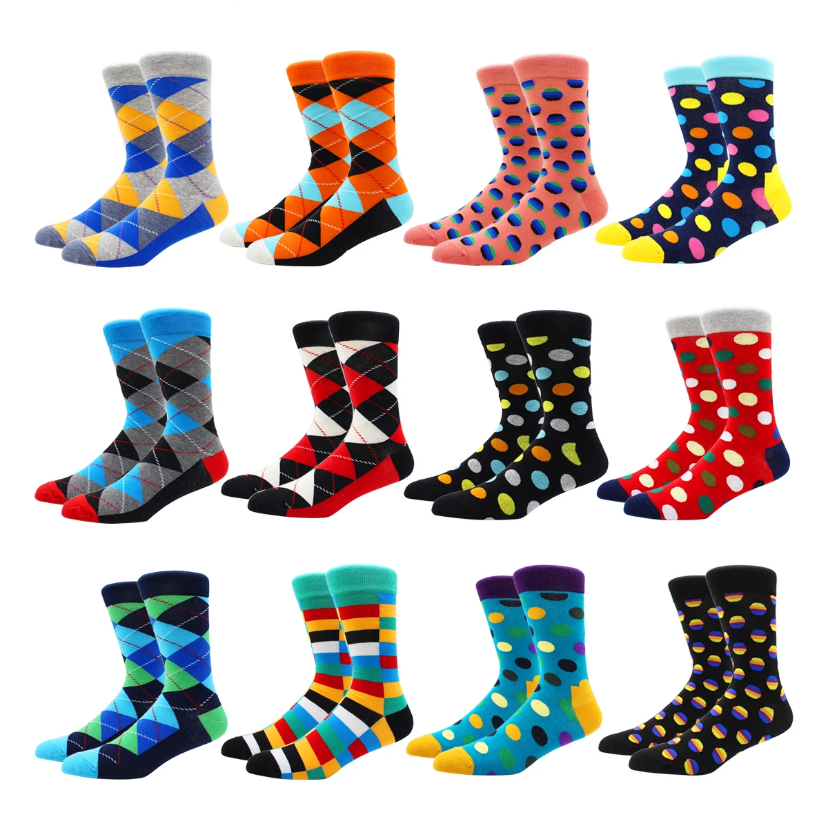 Мужские носки из чесаного хлопка яркие цветные Веселые бриджи до щиколотки для делового повседневного платья свадебные подарочные носки д...
Мужские носки из чесаного хлопка яркие цветные Веселые бриджи до щиколотки для делового повседневного платья свадебные подарочные носки д...