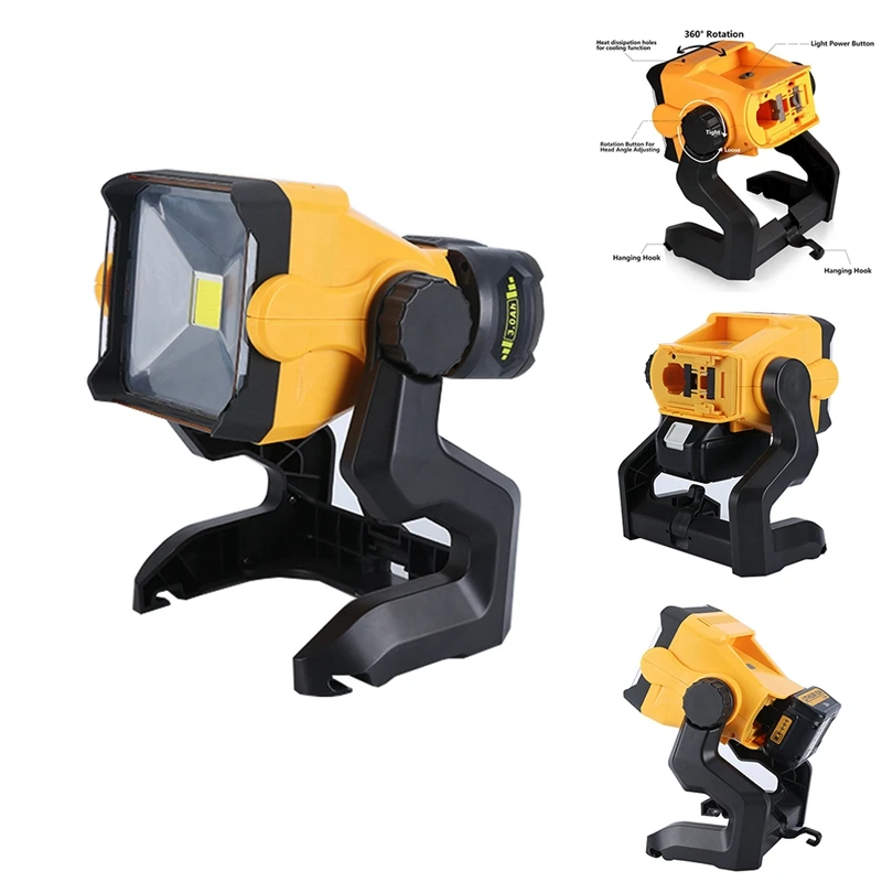 Светодиодный работает с аккумулятором 18 Вт для электроинструментов для Makita, Ryobi, 18 в или 20 в
Светодиодный работает с аккумулятором 18 Вт для электроинструментов для Makita, Ryobi, 18 в или 20 в
