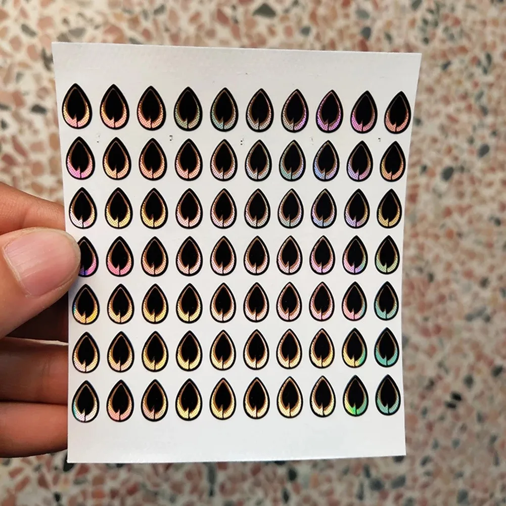 2D Holographic Laser Flat Fishing Lure Eyes Stickers Fake Fish Eyes Sequins Adhesive Simulation Fish Eyes
2D Holographic Laser Flat Fishing Lure Eyes Stickers Fake Fish Eyes Sequins Adhesive Simulation Fish Eyes