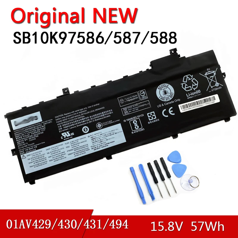 01AV494 NEW Original Battery 01AV430 01AV429 01AV431 For Lenovo Thinkpad X1 Carbon 5th 2017 6th 2018 SB10K97587 SB10K97588
01AV494 NEW Original Battery 01AV430 01AV429 01AV431 For Lenovo Thinkpad X1 Carbon 5th 2017 6th 2018 SB10K97587 SB10K97588