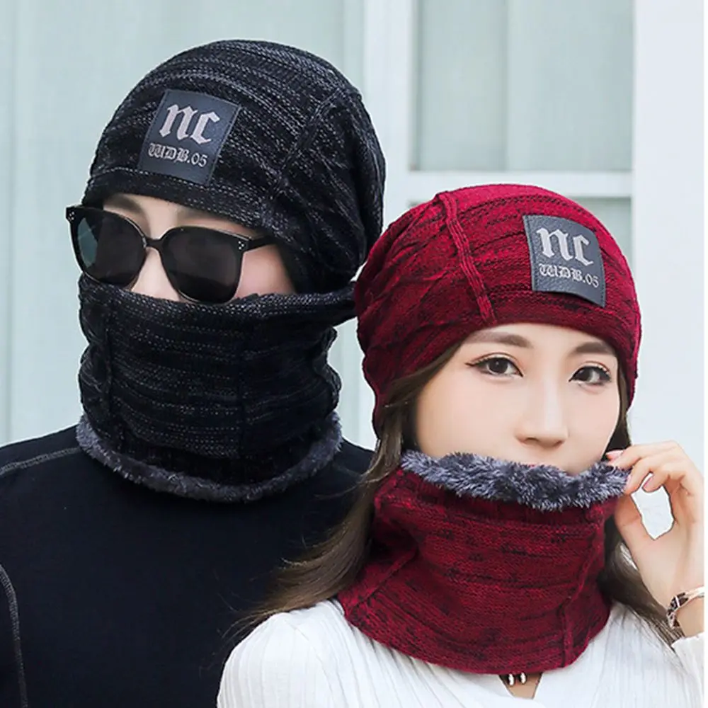 Winter Warm Knitted Hat Cap and Scarf Set Windproof Hat Scarf Thickened Wool Hat Scarf 2 Pieces Soft Knitted Beanies Boys Girls
Winter Warm Knitted Hat Cap and Scarf Set Windproof Hat Scarf Thickened Wool Hat Scarf 2 Pieces Soft Knitted Beanies Boys Girls