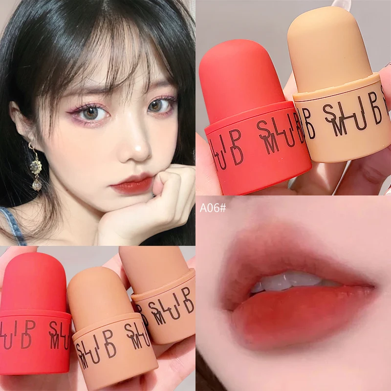 Cute 6 colors Moisturizer Non-Stick Cup Lipstick ink Velvet Matte Dyeing Lip Gloss Waterproof Long Lasting Lip Tint Cosmetics
Cute 6 colors Moisturizer Non-Stick Cup Lipstick ink Velvet Matte Dyeing Lip Gloss Waterproof Long Lasting Lip Tint Cosmetics