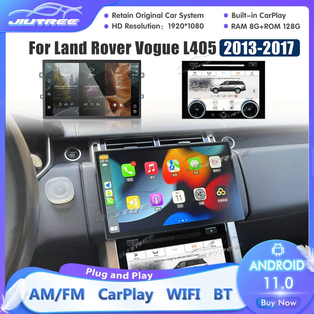13,3 дюймовый Android для Land Rover Vogue L405 2013-2017 автомобильное радио сенсорный экран Навигация DVD мультимедийный плеер carplay стерео
13,3 дюймовый Android для Land Rover Vogue L405 2013-2017 автомобильное радио сенсорный экран Навигация DVD мультимедийный плеер carplay стерео