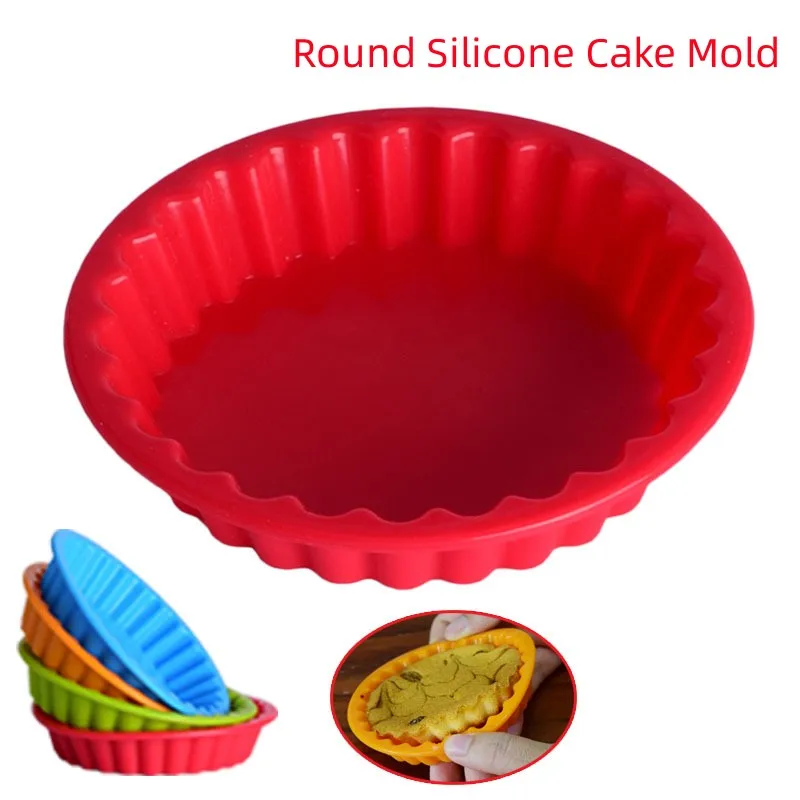 1pc Silicone Tart Molds Mini Quiche Molds Non-stick Round Fluted Flan Pan With Loose Bases Tools Cake Mold Handmade Cake Pan
1pc Silicone Tart Molds Mini Quiche Molds Non-stick Round Fluted Flan Pan With Loose Bases Tools Cake Mold Handmade Cake Pan