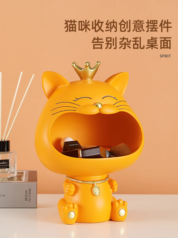 Lucky Cat Entrance Hallway Key Storage Living Room Home Decoration Decoration Shoe Cabinet Moving into the New House Gift
Lucky Cat Entrance Hallway Key Storage Living Room Home Decoration Decoration Shoe Cabinet Moving into the New House Gift