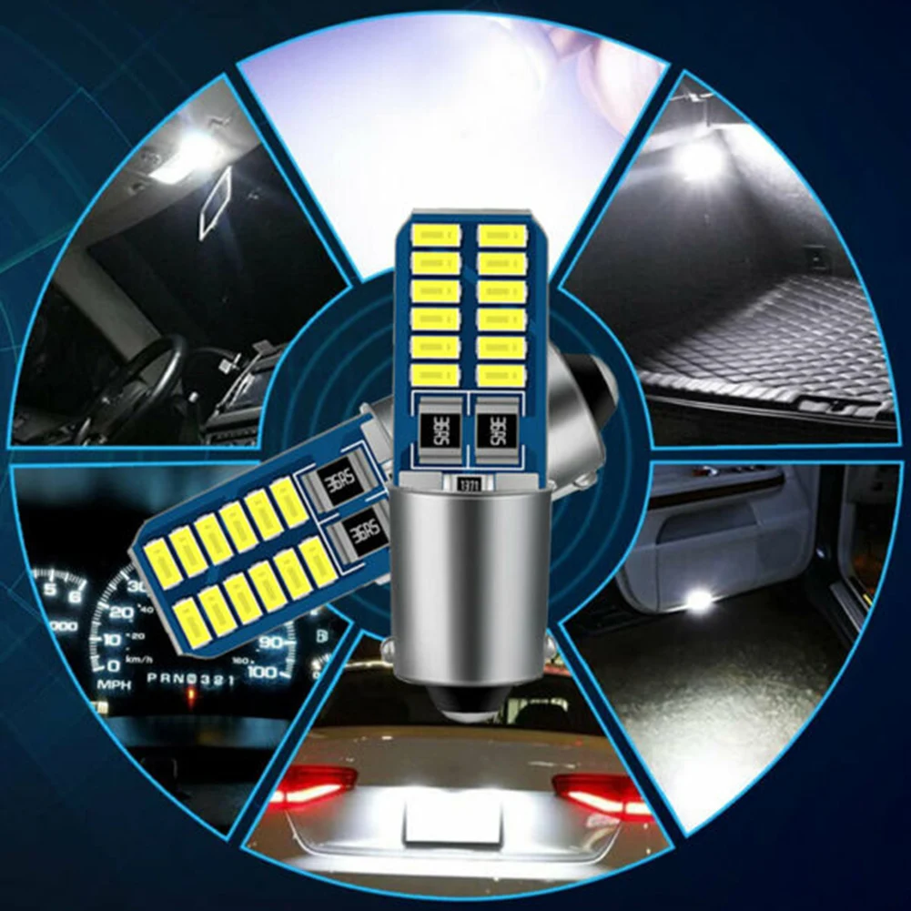2x Car LED Light CANBUS BA9S 4014 24LED Reversing Light Parking Lights Accessories Ba9s H6W T4W Connector For Glove Box Lamp Etc
2x Car LED Light CANBUS BA9S 4014 24LED Reversing Light Parking Lights Accessories Ba9s H6W T4W Connector For Glove Box Lamp Etc
