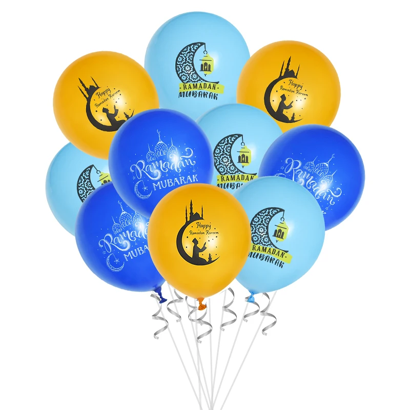10pcs 12inch Eid Mubarak Balloons Happy Ramadan Kareem Decorations Mubarak Latex Balloon Islamic Muslim Festival Party Supplies
10pcs 12inch Eid Mubarak Balloons Happy Ramadan Kareem Decorations Mubarak Latex Balloon Islamic Muslim Festival Party Supplies