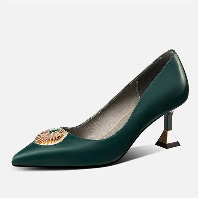 Women Classic High Quality Green Satin High Heel Shoes Lady Beautiful Beige Comfort Summer Pumps Mulheres De Salto Alto G226
Women Classic High Quality Green Satin High Heel Shoes Lady Beautiful Beige Comfort Summer Pumps Mulheres De Salto Alto G226
