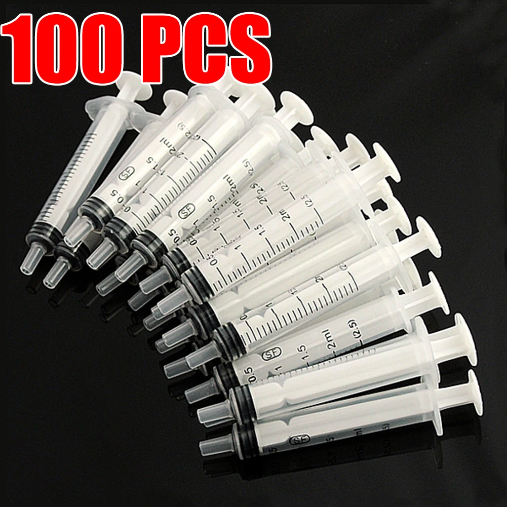100PCS 2.5/3/5/10/20/30ML Disposable Syringe Disposable Plastic Nutrient Syringe Injector Slim Nutrient Syringes for Kitchen
100PCS 2.5/3/5/10/20/30ML Disposable Syringe Disposable Plastic Nutrient Syringe Injector Slim Nutrient Syringes for Kitchen