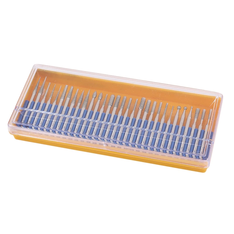 30 Pcs Bur Diamond Grinding Head Set Coated Carving Burrs Rotary Tool Bit Grit 120 Shank 3Mm 1/8 Inch For Dremel Tools Accessori
30 Pcs Bur Diamond Grinding Head Set Coated Carving Burrs Rotary Tool Bit Grit 120 Shank 3Mm 1/8 Inch For Dremel Tools Accessori