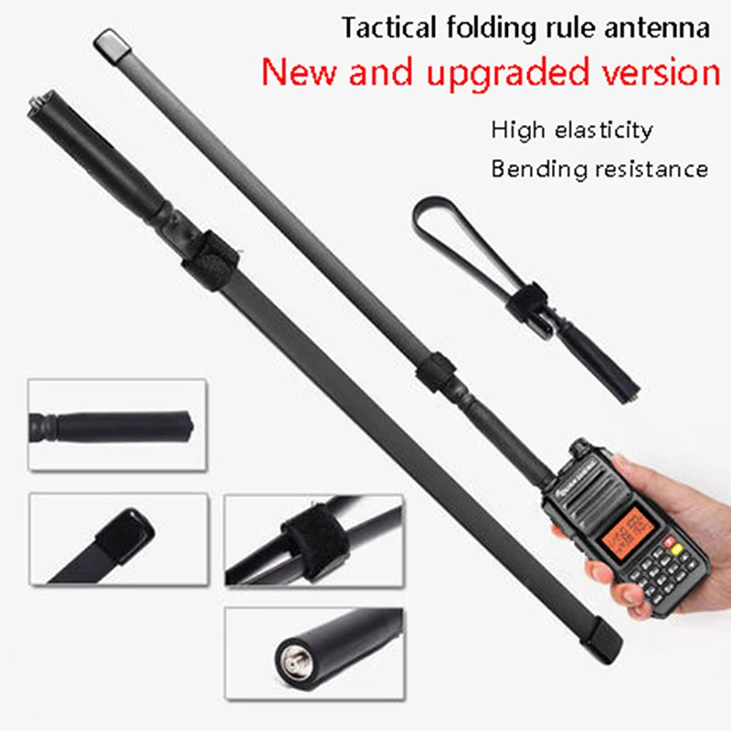 1 шт. 47 см Складная антенна SMA-Female VHF UHF для Baofeng UV-5R 9R 6R UV82 Walkie Talkie Radio Snal Boost Accessories
1 шт. 47 см Складная антенна SMA-Female VHF UHF для Baofeng UV-5R 9R 6R UV82 Walkie Talkie Radio Snal Boost Accessories