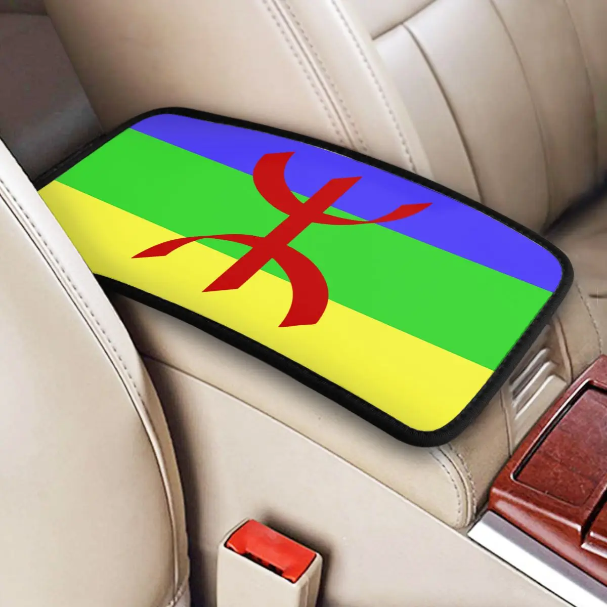 Flag Of Amazigh Car Armrest Cover Mat Drapeau Amazigh Berber Center Console Cover Pad Automobiles Armrest Pad Auto Interior
Flag Of Amazigh Car Armrest Cover Mat Drapeau Amazigh Berber Center Console Cover Pad Automobiles Armrest Pad Auto Interior