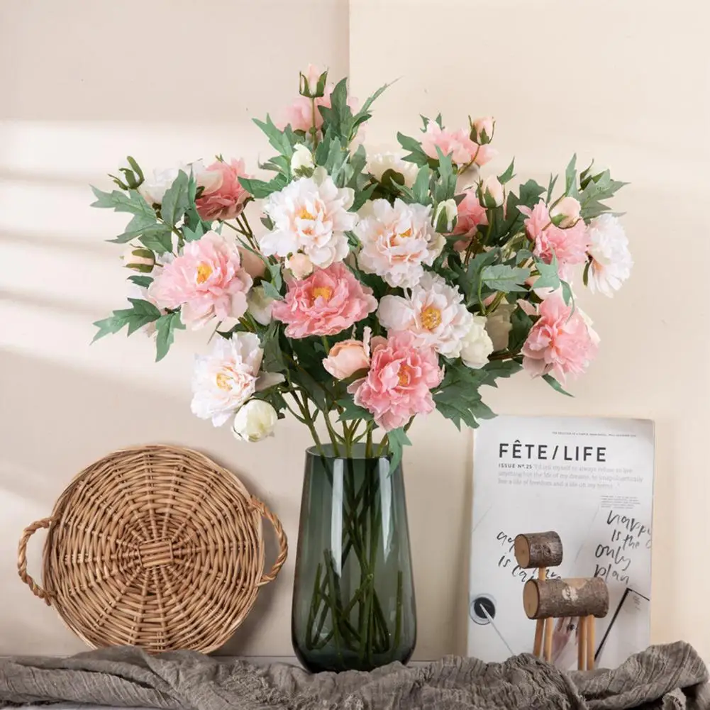 1Pc Artificial Peony Flower Gift Artificial Flower Non-fading Simulation Peony Flower Wedding Garden Decoration Art Craft
1Pc Artificial Peony Flower Gift Artificial Flower Non-fading Simulation Peony Flower Wedding Garden Decoration Art Craft