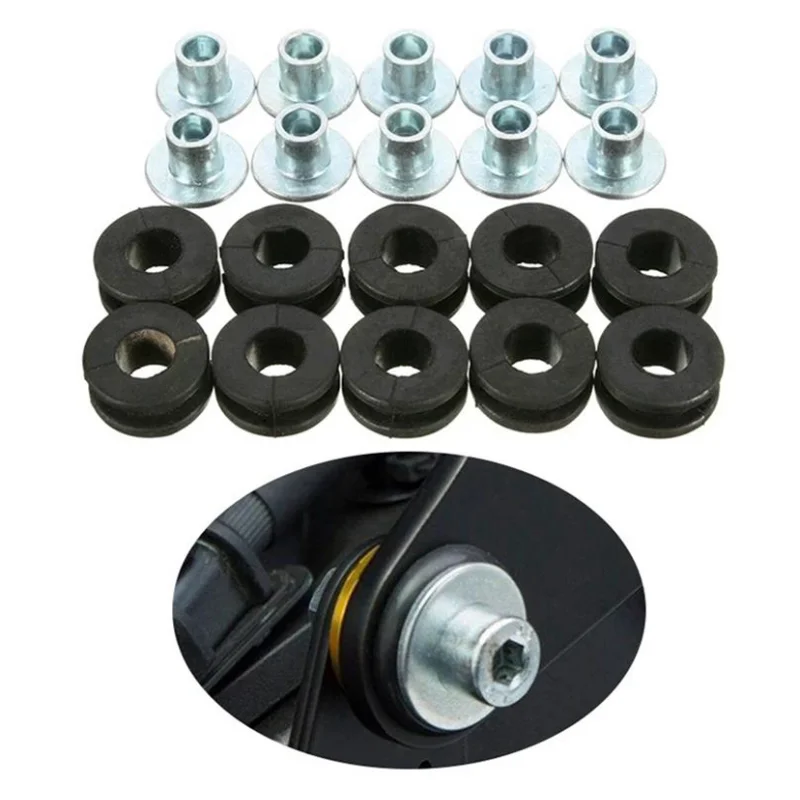 10pcs Motorcycle Modified Rubber Washer Shock Absorption General Rubber Buckle Bolt Assembly M6 Fairing Bolt Pressure Relief Pad
10pcs Motorcycle Modified Rubber Washer Shock Absorption General Rubber Buckle Bolt Assembly M6 Fairing Bolt Pressure Relief Pad