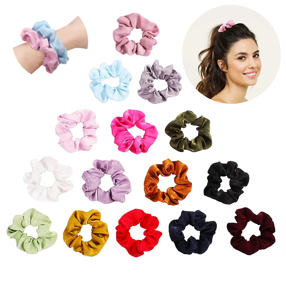 Women Satin Scrunchie Elastic Multicolor Hair Band Ponytail Holder Headband Hair Accessories 1PC Satin Silk Solid Hair Ties
Women Satin Scrunchie Elastic Multicolor Hair Band Ponytail Holder Headband Hair Accessories 1PC Satin Silk Solid Hair Ties