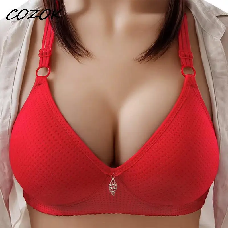 COZOK Women's Bras Thin Plus Large Size Solid Color High Quality Brarriere No Steel Underwire Thin Underwear Bralette Lingerie
COZOK Women's Bras Thin Plus Large Size Solid Color High Quality Brarriere No Steel Underwire Thin Underwear Bralette Lingerie