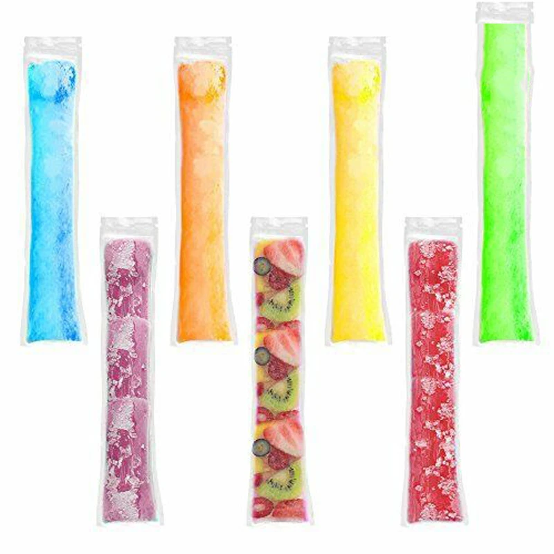 D2 100PCS Disposable Candy Tube Ice Popsicle Molds Bags Zip-Lock Pouch Freeze Pops Popsicle Bags Ice Cream Yogurt Ice Pops Bag
D2 100PCS Disposable Candy Tube Ice Popsicle Molds Bags Zip-Lock Pouch Freeze Pops Popsicle Bags Ice Cream Yogurt Ice Pops Bag