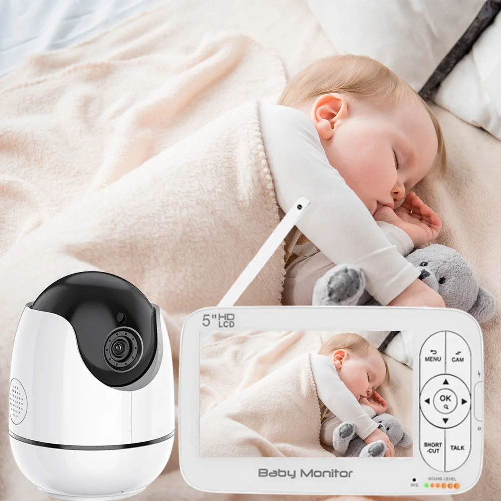 1080P 5 inch HD LCD Baby Phone Clear Night Vision Temperature Cry Detection Wireless Surveillance Pet Baby Monitor with Camera
1080P 5 inch HD LCD Baby Phone Clear Night Vision Temperature Cry Detection Wireless Surveillance Pet Baby Monitor with Camera