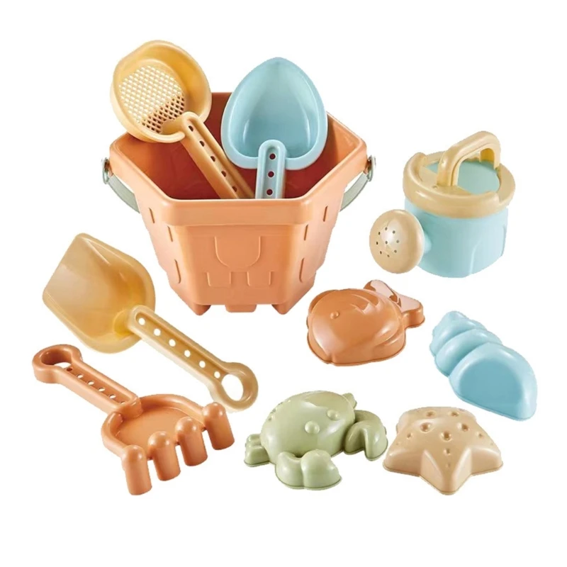 Todder Beach Toy Sand Gadgets for Kids Sand Shovel Bucket Watering Pot Colorful Sand Molds Baby Birthday Gifts H37A
Todder Beach Toy Sand Gadgets for Kids Sand Shovel Bucket Watering Pot Colorful Sand Molds Baby Birthday Gifts H37A