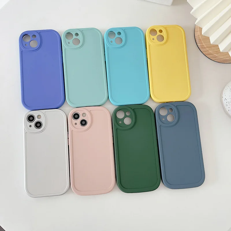 Fashion simple Phone Case For iphone 11 12 13 14 Pro Max 14Plus XR XSMAX Candy color couple Phone Bumper Soft Silicone Cases 
Fashion simple Phone Case For iphone 11 12 13 14 Pro Max 14Plus XR XSMAX Candy color couple Phone Bumper Soft Silicone Cases