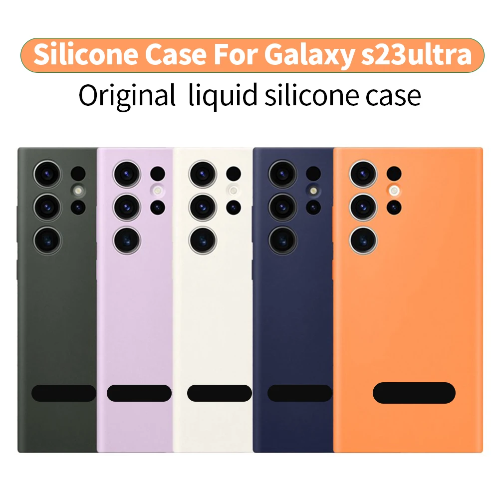 Liquid Silicone Mobile Phone Case For Samsung Galaxy S23Plus S23U Soft Cover S23 S23+ S23Ultra Protective Shell with logo
Liquid Silicone Mobile Phone Case For Samsung Galaxy S23Plus S23U Soft Cover S23 S23+ S23Ultra Protective Shell with logo