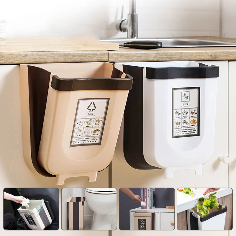 Folding Kitchen Dumpster Wall Mounted Bathroom Trash Can Kitchen Storage and Organization Office and Home Storage Bucket Garbage
Folding Kitchen Dumpster Wall Mounted Bathroom Trash Can Kitchen Storage and Organization Office and Home Storage Bucket Garbage