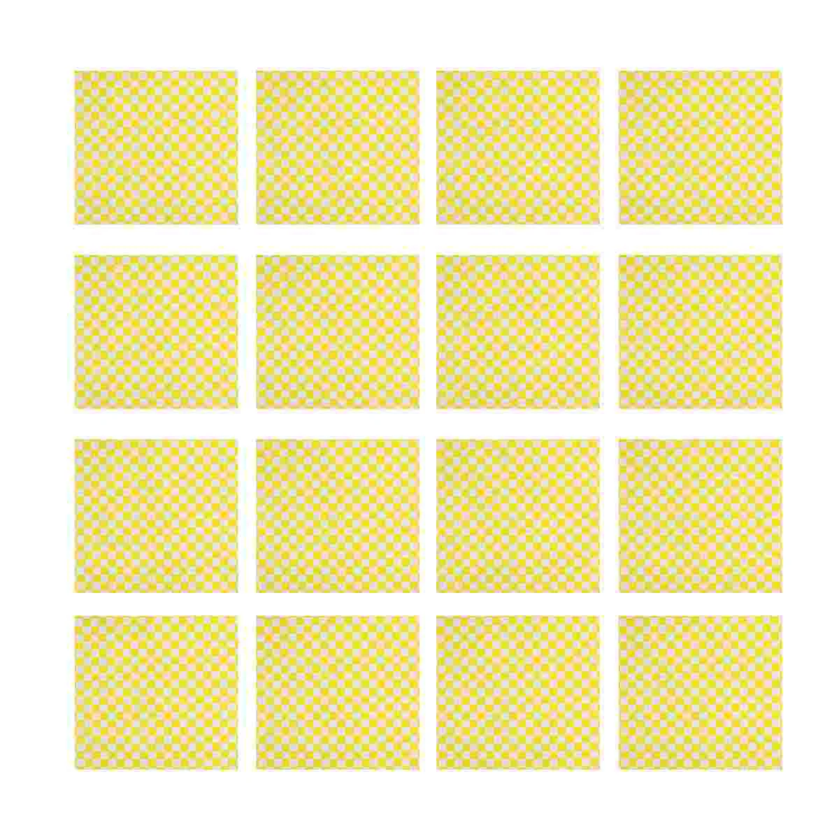 100pcs Plaid Pattern Pizza Oil Paper Fried Food Grease-proof Paper Wrappers (Yellow)
100pcs Plaid Pattern Pizza Oil Paper Fried Food Grease-proof Paper Wrappers (Yellow)