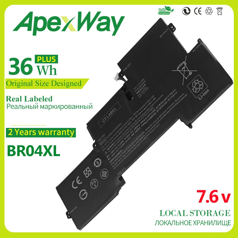 ApexWay BR04XL Laptop Battery For HP 1020 1040 G1 G2 Series HSTNN-DB6M 760605-005 HSTNN-I26C HSTNN-I28C 7.6V 36WH
ApexWay BR04XL Laptop Battery For HP 1020 1040 G1 G2 Series HSTNN-DB6M 760605-005 HSTNN-I26C HSTNN-I28C 7.6V 36WH
