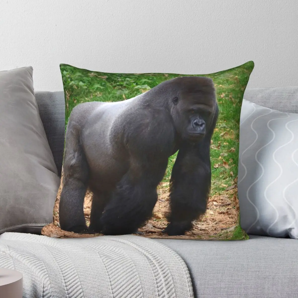 The Gorilla Pillowcase Polyester Linen Velvet Pattern Zip Decor Throw Pillow Case Sofa Seater Cushion Cover
The Gorilla Pillowcase Polyester Linen Velvet Pattern Zip Decor Throw Pillow Case Sofa Seater Cushion Cover