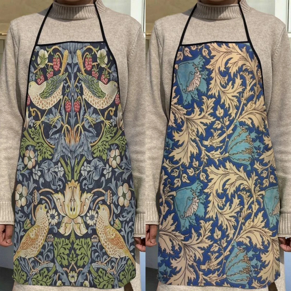 New Arrival William Morris Art Apron Kitchen Aprons For Women Oxford Fabric Cleaning Pinafore Home Cooking Accessories Apron
New Arrival William Morris Art Apron Kitchen Aprons For Women Oxford Fabric Cleaning Pinafore Home Cooking Accessories Apron