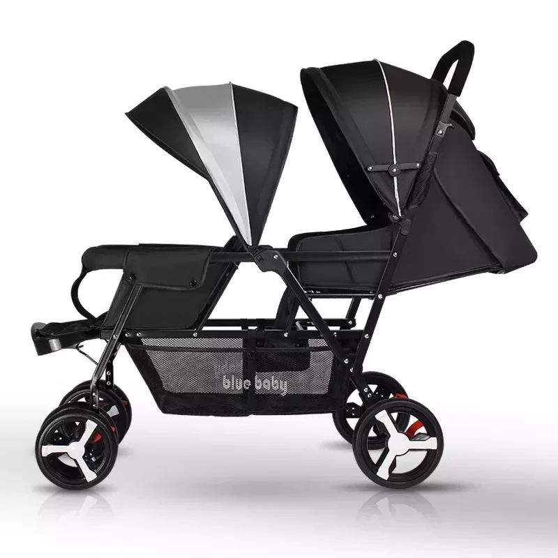 Baby Stroller Folding Double Stroller Can Sit Lying Lightweight Newborn Pram Portable Kids Mutiple Stroller Travel System
Baby Stroller Folding Double Stroller Can Sit Lying Lightweight Newborn Pram Portable Kids Mutiple Stroller Travel System
