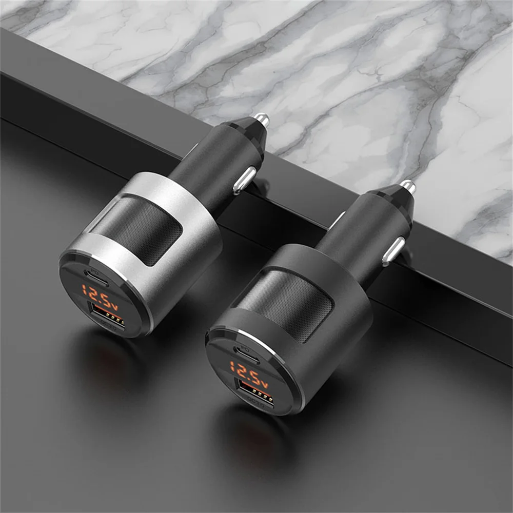 Car Charger Fast Charging 65W 5V/4.2A Lighter Charging Adapter with Voltage Display for iPhone iPad Samsung Xiaomi Huawei Laptop
Car Charger Fast Charging 65W 5V/4.2A Lighter Charging Adapter with Voltage Display for iPhone iPad Samsung Xiaomi Huawei Laptop