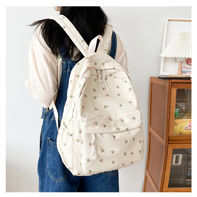 Fashion Floral Backpack For Women Waterproof Nylon Rucksack Teenagers Large Capacity Students School Bag Girls Travel Bag
Fashion Floral Backpack For Women Waterproof Nylon Rucksack Teenagers Large Capacity Students School Bag Girls Travel Bag