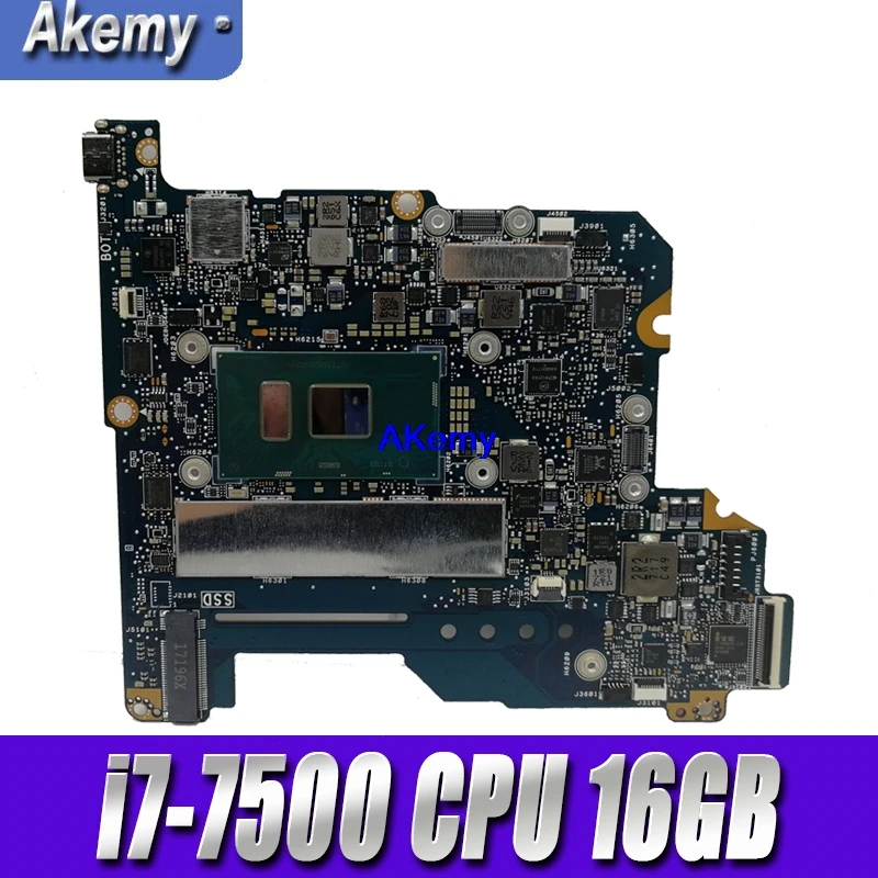 Akemy For Asus ZenBook 3 UX390 UX390U UX390UA UX390UAK UX390UAK Laptop Motherboard i7-7500 CPU 16GB RAM 100% Tested mainboard
Akemy For Asus ZenBook 3 UX390 UX390U UX390UA UX390UAK UX390UAK Laptop Motherboard i7-7500 CPU 16GB RAM 100% Tested mainboard