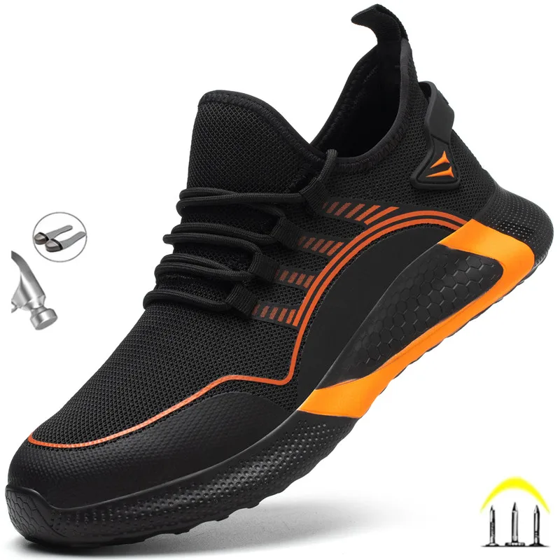 Large Size 50 Safety Shoes Men Anti-Smashing Steel Toe Cap Puncture Proof Indestructible Light Breathable Sneaker Work Shoes
Large Size 50 Safety Shoes Men Anti-Smashing Steel Toe Cap Puncture Proof Indestructible Light Breathable Sneaker Work Shoes