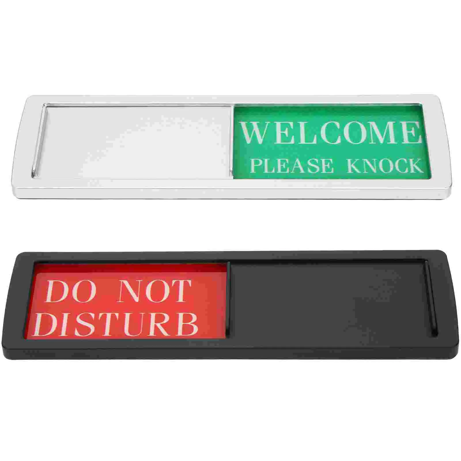 2 Pcs Door Slider Privacy Not Disturb Sign Office Coat Hanger Welcome Indicator 
2 Pcs Door Slider Privacy Not Disturb Sign Office Coat Hanger Welcome Indicator
